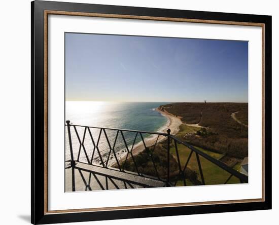 View from Montauk Point Lighthouse, Montauk, Long Island, New York State, USA-Robert Harding-Framed Photographic Print
