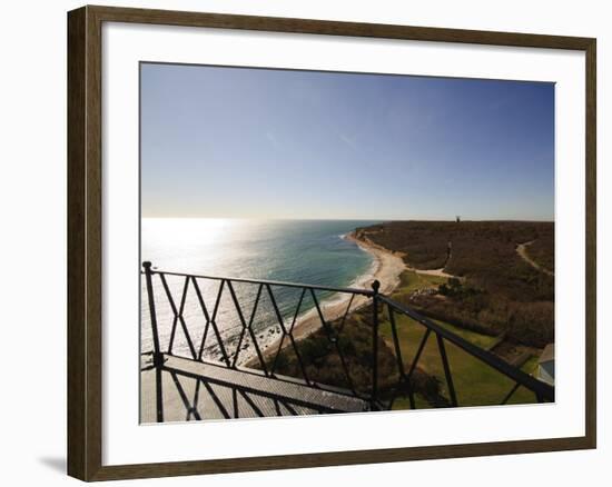 View from Montauk Point Lighthouse, Montauk, Long Island, New York State, USA-Robert Harding-Framed Photographic Print