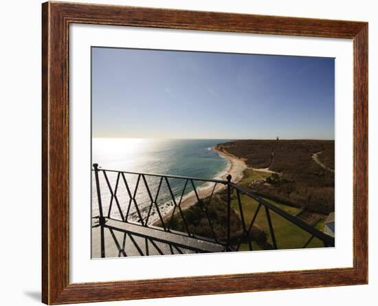 View from Montauk Point Lighthouse, Montauk, Long Island, New York State, USA-Robert Harding-Framed Photographic Print