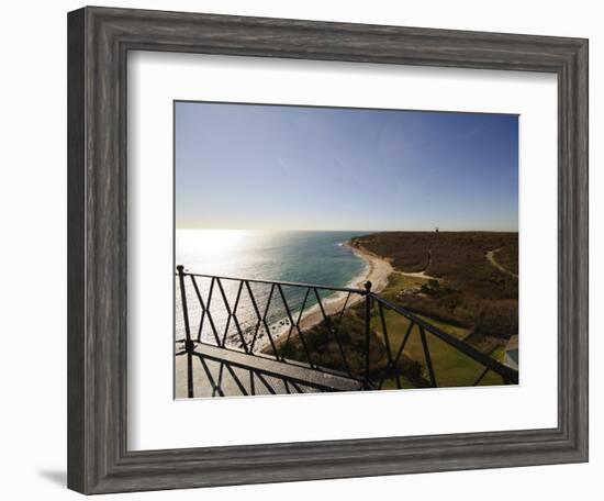 View from Montauk Point Lighthouse, Montauk, Long Island, New York State, USA-Robert Harding-Framed Photographic Print