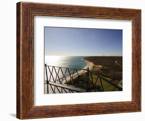 View from Montauk Point Lighthouse, Montauk, Long Island, New York State, USA-Robert Harding-Framed Photographic Print