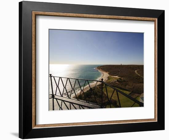 View from Montauk Point Lighthouse, Montauk, Long Island, New York State, USA-Robert Harding-Framed Photographic Print