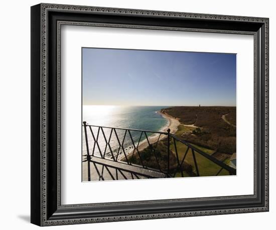 View from Montauk Point Lighthouse, Montauk, Long Island, New York State, USA-Robert Harding-Framed Photographic Print