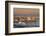 View from Montjuic to Port Vell with World Trade Center at Port Vell and Torre de Sant Jaume I , Ba-Markus Lange-Framed Photographic Print