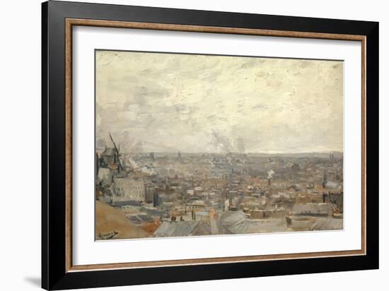 View from Montmartre, 1886-Vincent van Gogh-Framed Giclee Print