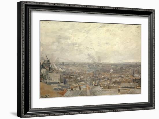 View from Montmartre, 1886-Vincent van Gogh-Framed Giclee Print