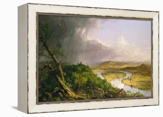 View from Mount Holyoke, Northampton, Massachusetts, after a Thunderstorm—The Oxbow, 1836-Thomas Cole-Framed Premier Image Canvas