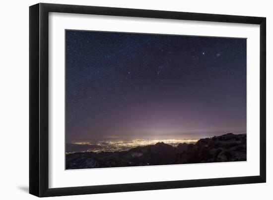 View from Mount Lemmon Overlooking the City of Tucson, Arizona-null-Framed Photographic Print