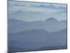 View from Mount Ventoux Looking Towards the Alps, Rhone Alpes, France, Europe-Charles Bowman-Mounted Photographic Print