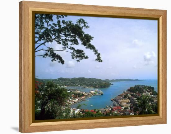 View from Mountain of St. Georges, Grenada, Caribbean-Bill Bachmann-Framed Premier Image Canvas