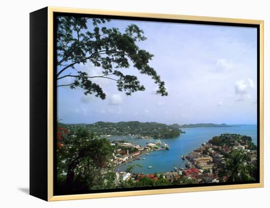 View from Mountain of St. Georges, Grenada, Caribbean-Bill Bachmann-Framed Premier Image Canvas