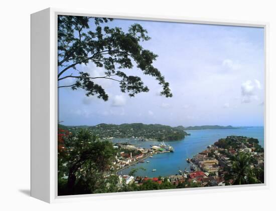 View from Mountain of St. Georges, Grenada, Caribbean-Bill Bachmann-Framed Premier Image Canvas