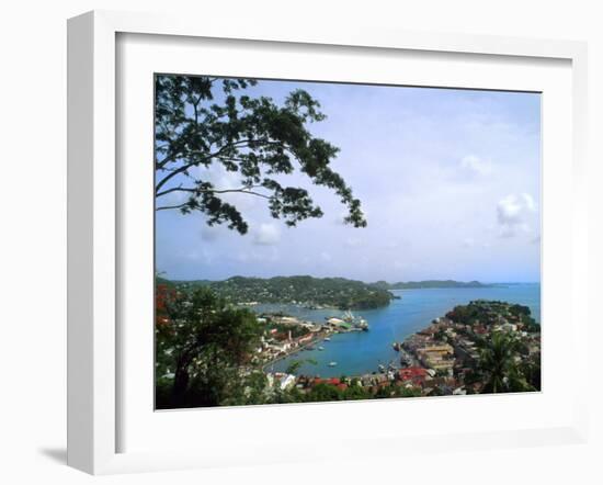 View from Mountain of St. Georges, Grenada, Caribbean-Bill Bachmann-Framed Photographic Print