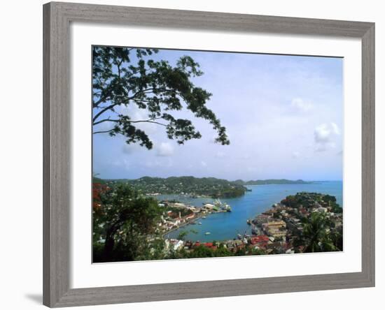 View from Mountain of St. Georges, Grenada, Caribbean-Bill Bachmann-Framed Photographic Print