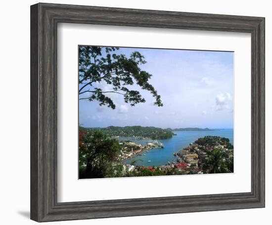 View from Mountain of St. Georges, Grenada, Caribbean-Bill Bachmann-Framed Photographic Print