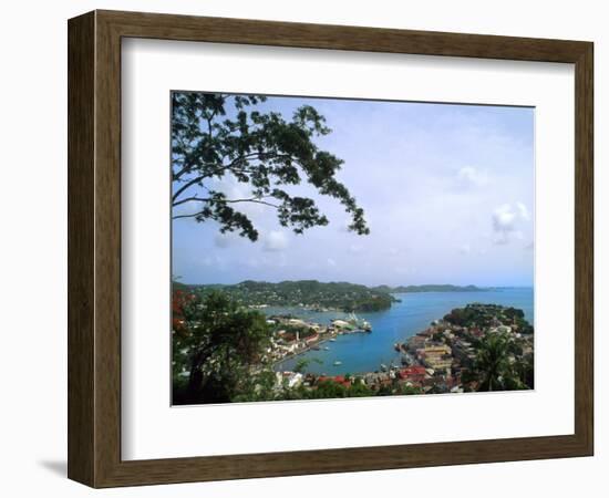 View from Mountain of St. Georges, Grenada, Caribbean-Bill Bachmann-Framed Photographic Print