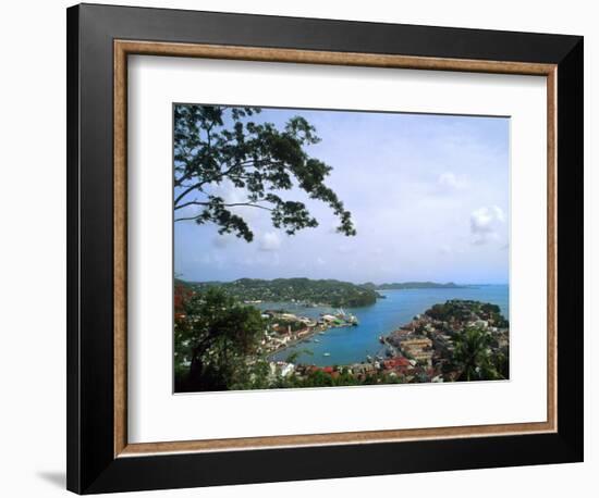 View from Mountain of St. Georges, Grenada, Caribbean-Bill Bachmann-Framed Photographic Print