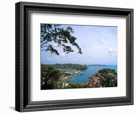 View from Mountain of St. Georges, Grenada, Caribbean-Bill Bachmann-Framed Photographic Print