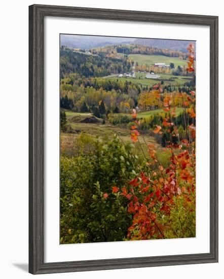 View from NH Route 145 in Stewartstown, New Hampshire, USA-Jerry & Marcy Monkman-Framed Photographic Print