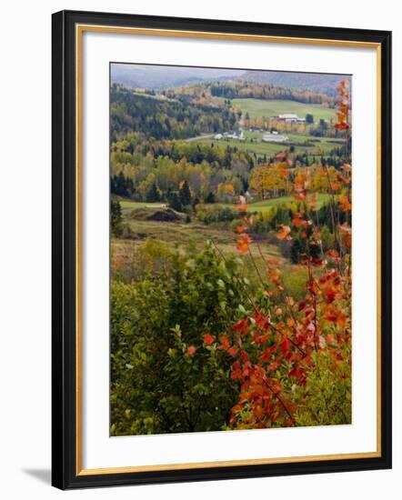 View from NH Route 145 in Stewartstown, New Hampshire, USA-Jerry & Marcy Monkman-Framed Photographic Print