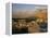 View from Nizwa Fort to Western Hajar Mountains, Nizwa, Oman, Middle East-Ken Gillham-Framed Premier Image Canvas