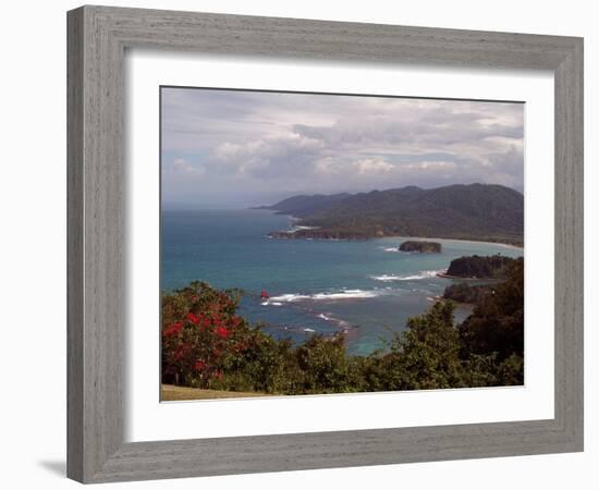 View from Noel Coward's Home, Firefly, Port Maria, Jamaica, West Indies, Caribbean, Central America-Ethel Davies-Framed Photographic Print