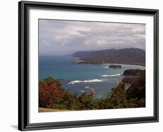 View from Noel Coward's Home, Firefly, Port Maria, Jamaica, West Indies, Caribbean, Central America-Ethel Davies-Framed Photographic Print