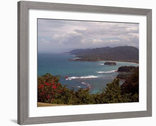 View from Noel Coward's Home, Firefly, Port Maria, Jamaica, West Indies, Caribbean, Central America-Ethel Davies-Framed Photographic Print