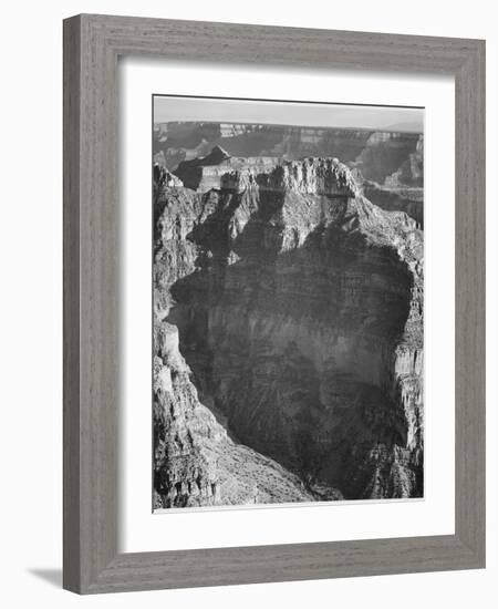 View From "North Rim 1941 Grand Canyon National Park" Arizona.  1941-Ansel Adams-Framed Art Print