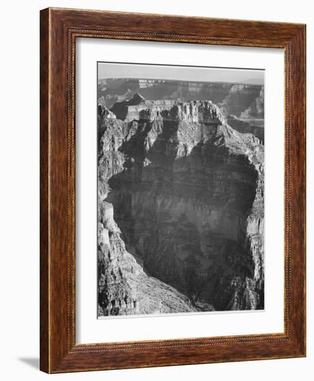 View From "North Rim 1941 Grand Canyon National Park" Arizona.  1941-Ansel Adams-Framed Art Print