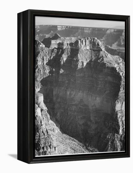 View From "North Rim 1941 Grand Canyon National Park" Arizona.  1941-Ansel Adams-Framed Stretched Canvas