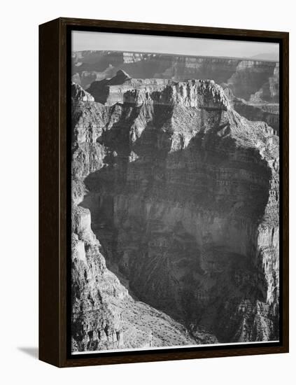 View From "North Rim 1941 Grand Canyon National Park" Arizona.  1941-Ansel Adams-Framed Stretched Canvas