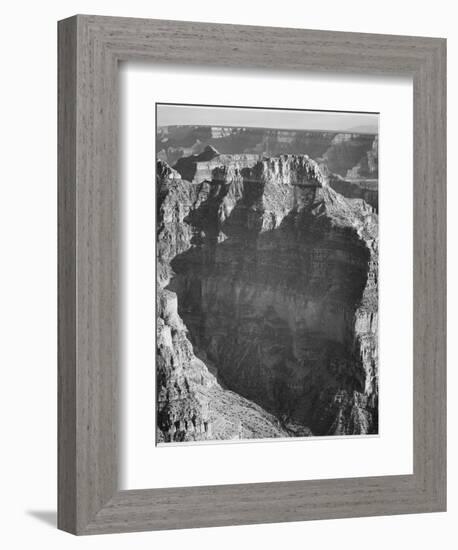 View From "North Rim 1941 Grand Canyon National Park" Arizona.  1941-Ansel Adams-Framed Art Print