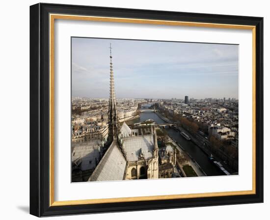 View from Notre Dame Cathedral Roof, Paris, France, Europe-Godong-Framed Photographic Print