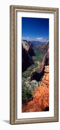 View from Observation Point, Zion National Park, Utah, USA-null-Framed Photographic Print