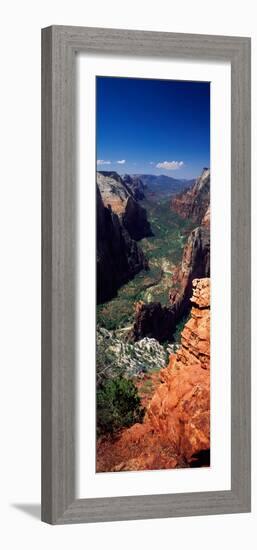 View from Observation Point, Zion National Park, Utah, USA-null-Framed Photographic Print