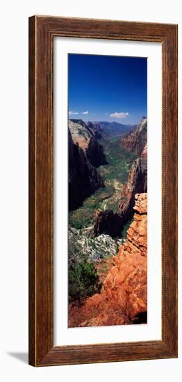 View from Observation Point, Zion National Park, Utah, USA-null-Framed Photographic Print