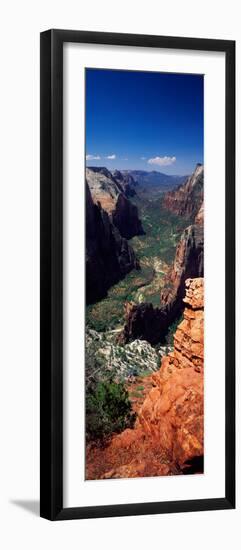 View from Observation Point, Zion National Park, Utah, USA-null-Framed Photographic Print