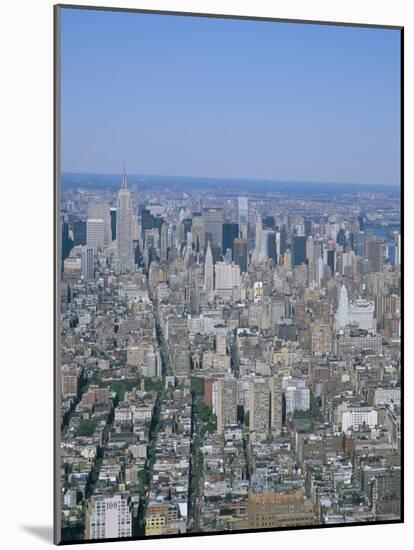 View from Observatory on the 110th Floor of the World Trade Center, New York City, USA-Christopher Rennie-Mounted Photographic Print