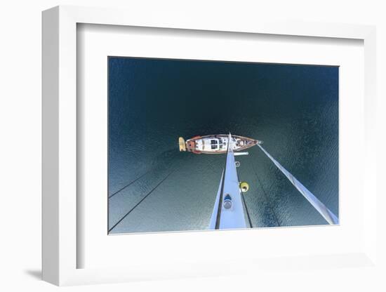 View from Odysseus, 90 foot sailing yacht, San Diego, California, USA-Stuart Westmorland-Framed Photographic Print