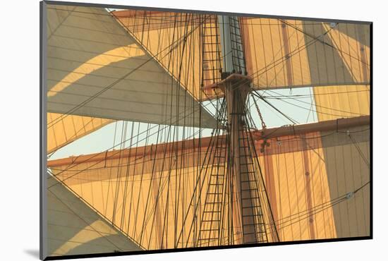 View from Odysseus, PR 90 foot sailing yacht, San Diego, California, USA-Stuart Westmorland-Mounted Photographic Print