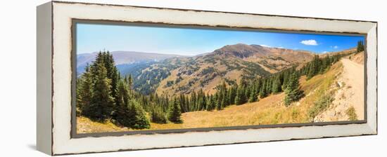 View from Old Fall River Road Near the Alpine Visitor Center, Rocky Mountain National Park-null-Framed Premier Image Canvas