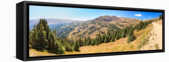 View from Old Fall River Road Near the Alpine Visitor Center, Rocky Mountain National Park-null-Framed Premier Image Canvas