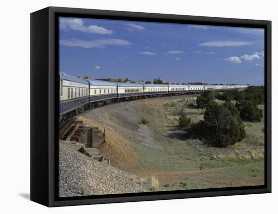 View from Open Doorway on the American Orient Express Train, Travelling in the Southwest U.S., USA-Alison Wright-Framed Premier Image Canvas