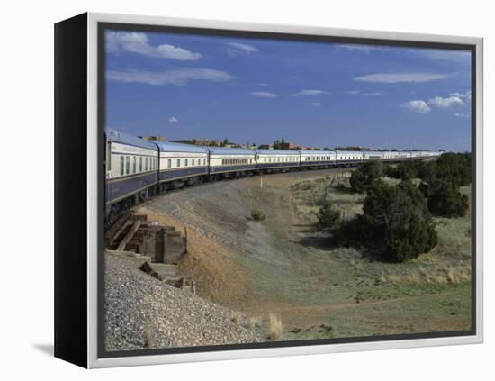 View from Open Doorway on the American Orient Express Train, Travelling in the Southwest U.S., USA-Alison Wright-Framed Premier Image Canvas