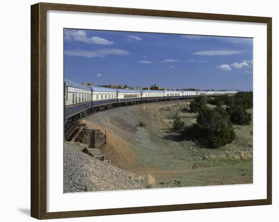 View from Open Doorway on the American Orient Express Train, Travelling in the Southwest U.S., USA-Alison Wright-Framed Photographic Print