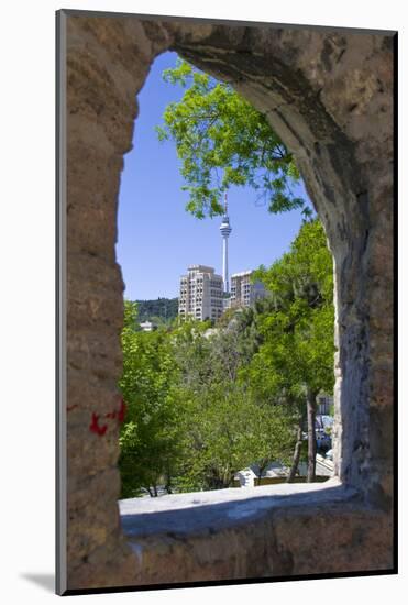 View from Palace of the Shirvanshahs over Baku with Television Tower, Azerbaijan-Michael Runkel-Mounted Photographic Print