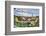 View from Parc Guell Towards City, Barcelona, Catalonia, Spain-Sabine Lubenow-Framed Photographic Print