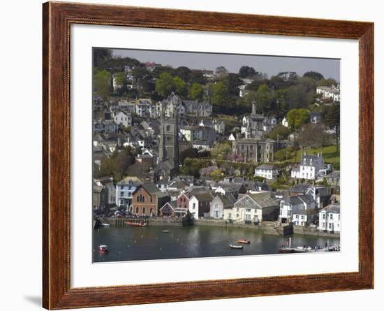 View from Penleath Point, Fowey, Cornwall, England, United Kingdom, Europe-Rob Cousins-Framed Photographic Print