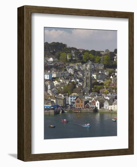 View from Penleath Point, Fowey, Cornwall, England, United Kingdom, Europe-Rob Cousins-Framed Photographic Print